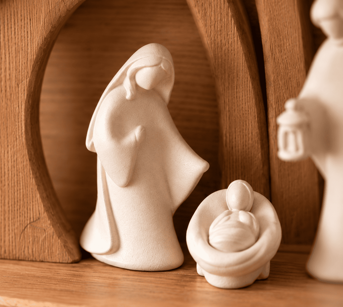 Belén artesanal, 3 figuras.